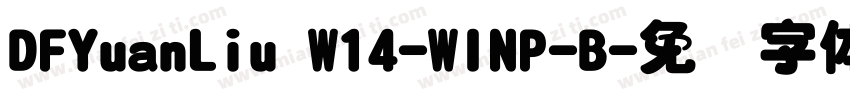 DFYuanLiu W14-WINP-B字体转换